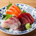 料理メニュー写真&nbsp;鮮魚三種盛り