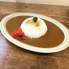 幸の羽カレー+厚切りハムカツ 