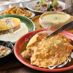 【人気No,1】『選べるオムライス＆シカゴピザコース』3時間飲み放題付き3850円！の写真