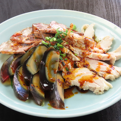 冷菜の三種盛り合わせ
