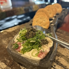 ネギトロのカナッペの写真