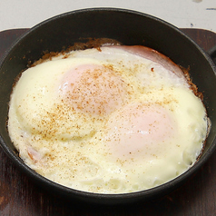 ハムエッグ鉄板