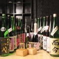貝もさることながら、日本酒の種類も充実！全国各地の銘柄を厳選してそろえてます。海王でしか飲めない一本も♪