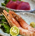 料理メニュー写真&nbsp;赤海老のお刺身