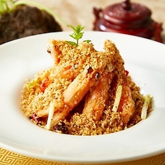 車海老のガーリック炒