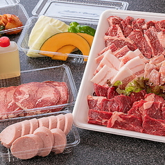 お肉お手軽持ち帰りセット(約3人分、1kg)