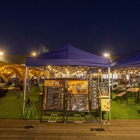 全席屋根付きビアガーデン♪