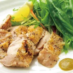 甲州地鶏岩塩焼き