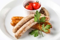 料理メニュー写真 食べる国宝“マンガリッツァ豚”のソーセージグリル2種