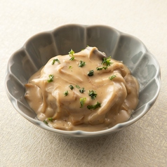 コンソメ大根 木の子クリーム