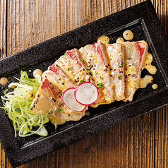 胡麻まみれカンパチ