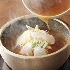 鯛の刺身入りスープ炒飯の写真
