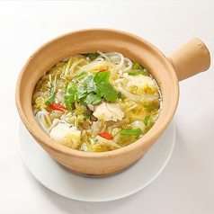 魚と白菜漬けのスープ麺（米麺）