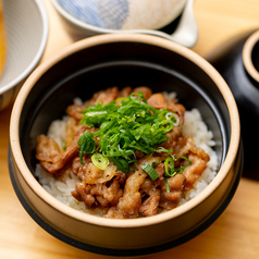 すき焼き風　牛ねぎ土鍋めし
