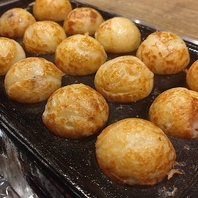 出来たて熱々のたこ焼き