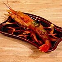 青唐辛子の酔っ払い大海老 (1尾)