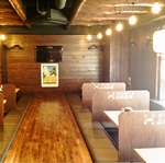 まったり飲みの時も、盛り上がり宴会の時にも掘りごたつ席だから楽々♪※画像は系列店