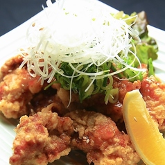 彩りももの唐揚げ～香味ソースがけ～