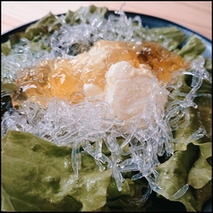 京おぼろ豆腐のサラダ