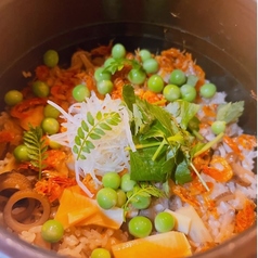 タコと枝豆土鍋