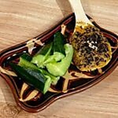 焼味噌と胡瓜のたたき