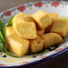 シチリア風ひよこ豆の揚げ豆腐“パネッレ”