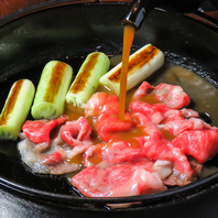 風味豊かな豊後牛を使ったこだわりすき焼きがお勧めです