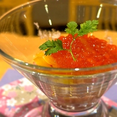 トロタクとイクラの海苔包み