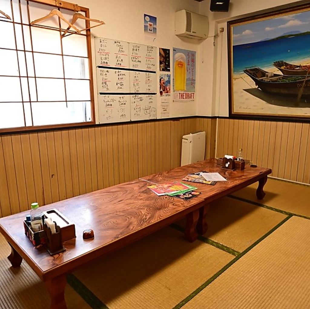 お子様連れや団体様にも最適◎周りを気にせずゆったり寛げるお座敷の個室を完備しています！