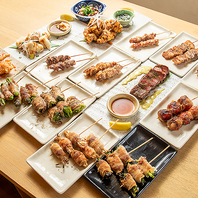 徳島初。創作鶏料理の数々。