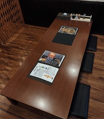 6名様Bテーブルお座敷。最大7名様まで可能です。