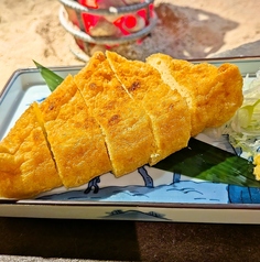 定義山　三角油揚げ　炭炙り