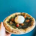 料理メニュー写真 ブラータチーズとジェノベーゼ