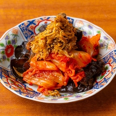 山椒しらすとキクラゲキムチ