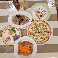 イタリアンレストラン ナポリロッソ イル ジャルディーノのコース写真