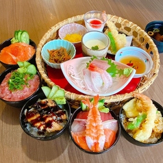選べる花かごミニ丼ランチ