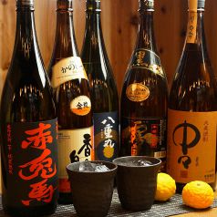 九州の焼酎や地酒が豊富！