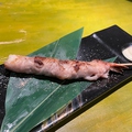 料理メニュー写真 香草オイル漬けのエビ豚ロール巻き　（1本）
