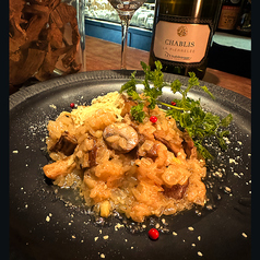 ポルチーニ香る濃厚クリームリゾットの写真