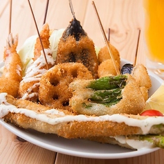串カツキャメルクラッチ 京橋らくだやのコース写真