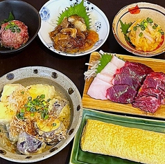 馬肉と日本酒 喜楽のコース写真