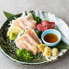 鳥刺し3種盛り合わせ