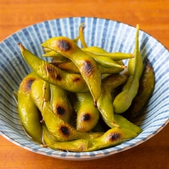 焼き枝豆のお浸し