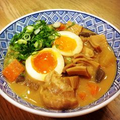 名物 『もつ煮』を定食で