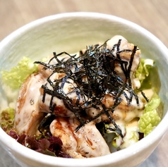 鶏からマヨ丼/テール出汁雑炊