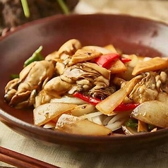 牡蠣の鉄板焼き/牡蠣餅