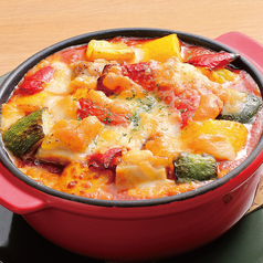 彩り野菜のトマトカレードリア