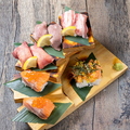 料理メニュー写真 寿司階段盛り
