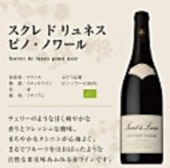 スクレドリュネス ピノノワール(赤)ボトル