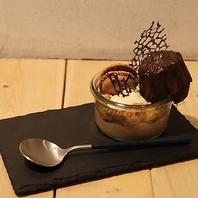 道産食材をたっぷり使用したこだわりのパフェ